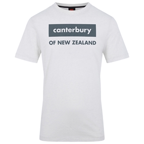 Canterbury Mens Cotton Logo Tee - Future Utility Marl - Front
