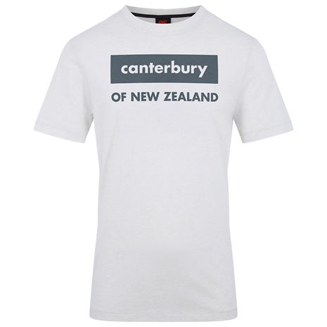 Canterbury Mens Cotton Logo Tee - Future Utility Marl - Front