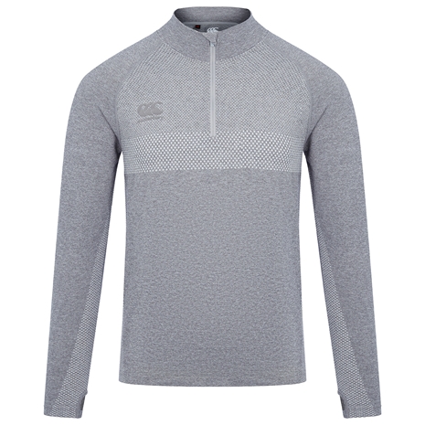Canterbury Mens Seamless 1st Layer Top - Classic Marl - Front