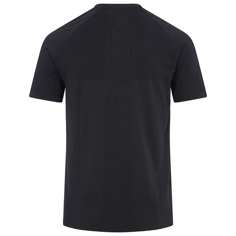 Canterbury Mens Seamless Training Tee - Black - Back