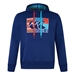 Canterbury Mens Pullover Hoodie - Blue Print - Front 