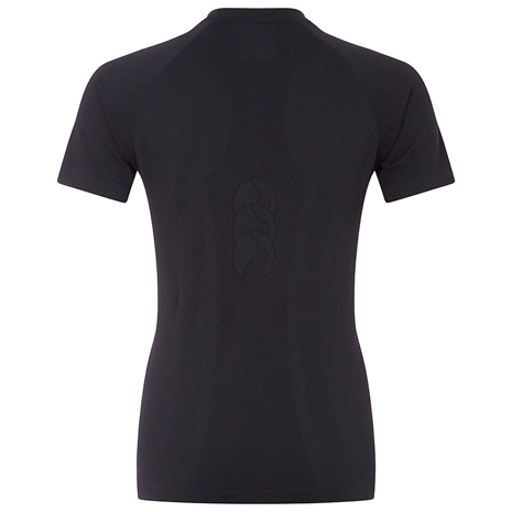 Canterbury Womens Seamless Training Tee - Black - Back