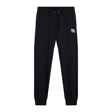 Canterbury Cuffed Sweat Pants Black - Front