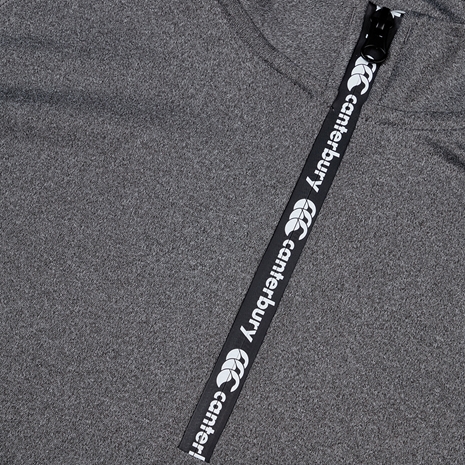 Canterbury Mens Vapodri 1st Layer Top - Medium Grey Marl - Detai