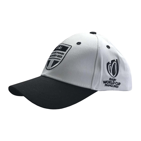 Adults Fiji Rugby World Cup 2023 Cap - White - Side Adults Fiji Rugby World Cup 2023 Cap - White - Side