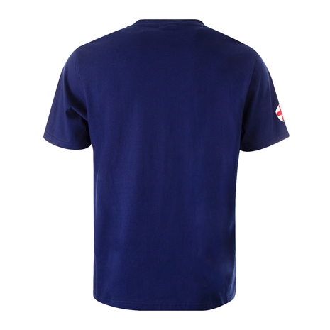 Mens England Rugby World Cup 2023 Supporters Tee - Navy - Back