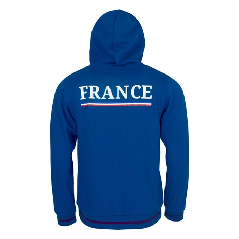 Mens France Rugby World Cup 2023 Hoodie - Navy - Back