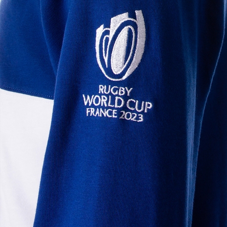 Mens France Rugby World Cup 2023 Rugby Shirt - Navy Long Sleeve 