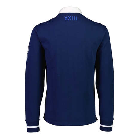 Mens Scotland Rugby World Cup 2023 Rugby Shirt -Navy Long Sleeve