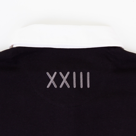 Mens New Zealand Rugby World Cup 2023 Rugby Shirt -Black Long Sl