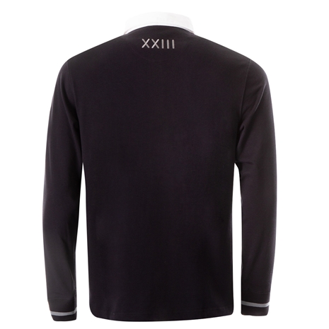 Mens New Zealand Rugby World Cup 2023 Rugby Shirt -Black Long Sl