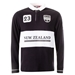 Mens New Zealand Rugby World Cup 2023 Rugby Shirt -Black Long Sl 