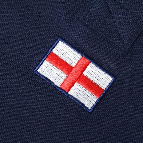 England X Rugby World Cup 2023 Womens Cotton Polo - Navy - St Ge England X Rugby World Cup 2023 Womens Cotton Polo - Navy - St Ge