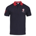 Mens Rugby World Cup 2023 Logo Polo - Navy - Front  Mens Rugby World Cup 2023 Logo Polo - Navy - Front