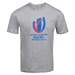 Mens Rugby World Cup 2023 Logo Tee - Grey - Front 