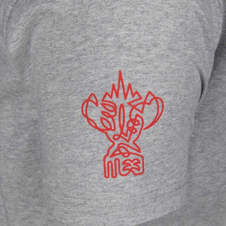 Mens Rugby World Cup 2023 Logo Tee - Grey - Webb Ellis Cup Badge