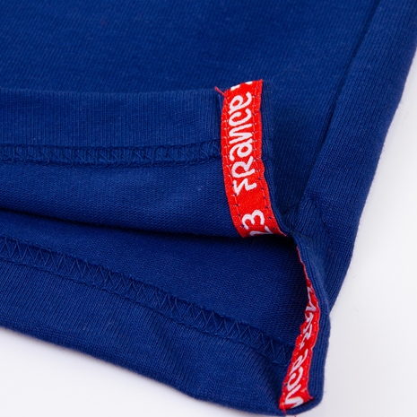 Mens Rugby World Cup 2023 Stripe Rugby Shirt - Navy Long Sleeve 