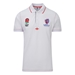England X Rugby World Cup 2023 Mens Cotton Polo - White - Front  England X Rugby World Cup 2023 Mens Cotton Polo - White - Front