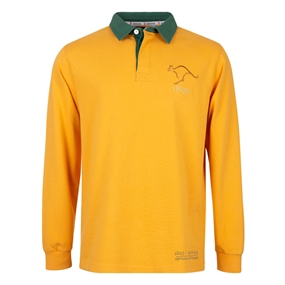 Rugbystore Australia Mens 1899 200 Years of Rugby Shirt - Gold -