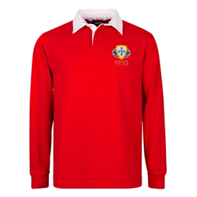 Portugal Mens Rugby Origins 1935 Rugby Shirt - Long Sleeve Red -