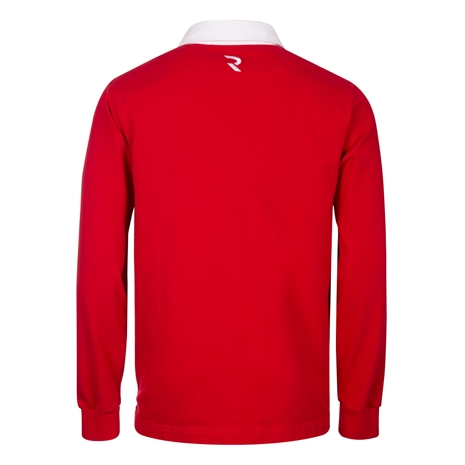 Tonga Mens Rugby Origins 1923 Rugby Shirt - Long Sleeve Red - Ba