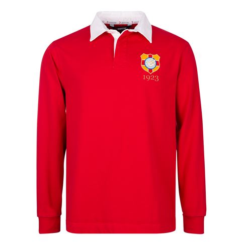 Tonga Mens Rugby Origins 1923 Rugby Shirt - Long Sleeve Red - Fr Tonga Mens Rugby Origins 1923 Rugby Shirt - Long Sleeve Red - Fr