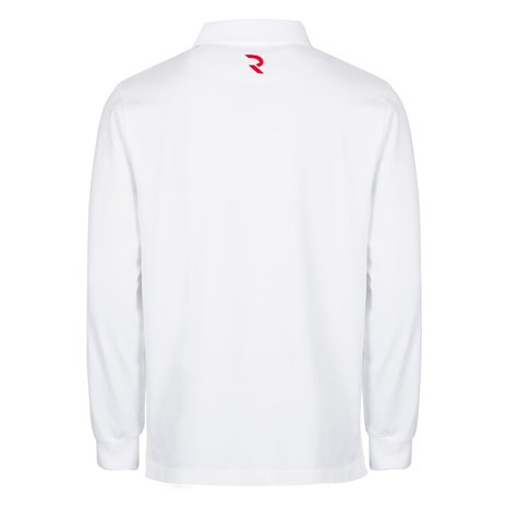 Rugbystore England 1871 Mens Rugby Shirt - Long Sleeve White - B