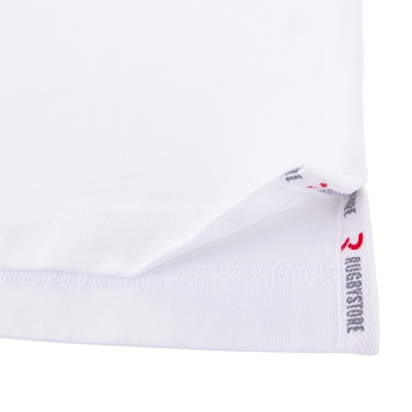 Fiji Mens Rugby Origins 1884 Rugby Shirt - Long Sleeve White - H