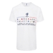 Rugby World Cup 2023 Mens 20 Nations Stacked T-Shirt - White - F 