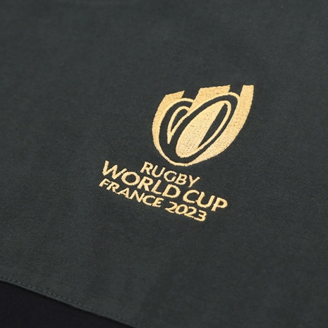 Mens Rugby World Cup 2023 Webb Ellis Stripe Tee - Black Haze - R