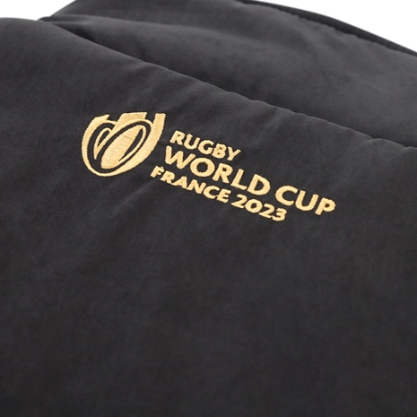 Mens Rugby World Cup 2023 Webb Ellis Gilet - Black - Neck Embroi Mens Rugby World Cup 2023 Webb Ellis Gilet - Black - Neck Embroi