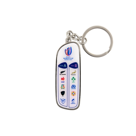 Rugby World Cup 2023 20 Nations Keyring - Front Rugby World Cup 2023 20 Nations Keyring - Front