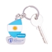 Rugby World Cup 2023 Argentina Flag Keyring - with Keys  Rugby World Cup 2023 Argentina Flag Keyring - with Keys