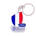 Rugby World Cup 2023 France Flag Keyring - Front  Rugby World Cup 2023 France Flag Keyring - Front