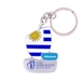 Rugby World Cup 2023 Uruguay Flag Keyring - Front  Rugby World Cup 2023 Uruguay Flag Keyring - Front