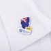 Rugby World Cup 2023 Australia Flag Pin Badge - On a Rugby Shirt 