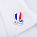 Rugby World Cup 2023 France Flag Pin Badge - On a Shirt  Rugby World Cup 2023 France Flag Pin Badge - On a Shirt