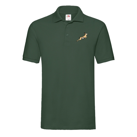 South Africa Classic Cotton Pique Polo Bottle - Front South Africa Classic Cotton Pique Polo Bottle - Front