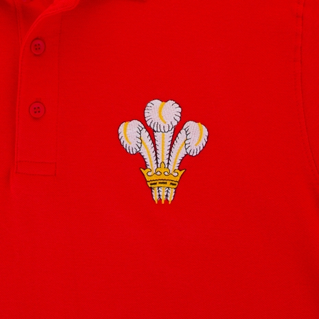 Wales Classic Polo Red - Wales Classic Logo