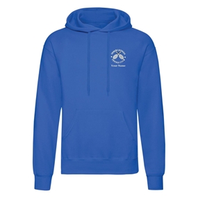 Innerleithen Tennis Club Adults Hoodie - Royal - Front