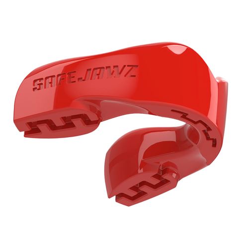 SafeJawz Intro Series Red Mouthguard - Front SafeJawz Intro Series Red Mouthguard - Front