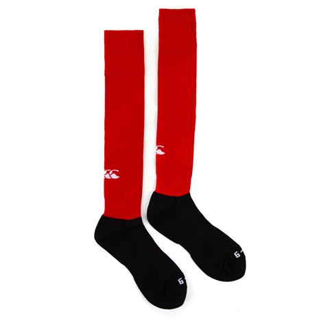 Canterbury Playing Socks Red - Flat