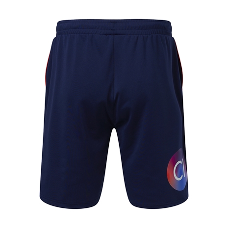 Saracens Mens Training Fleece Shorts - Navy 2023 - Back