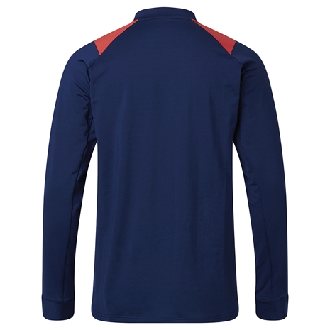 Saracens Mens Training 1/4 Zip Mid Layer - Navy 2023 - Back