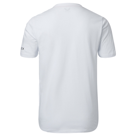 Saracens Mens Training Logo Tee - White 2023 - Back