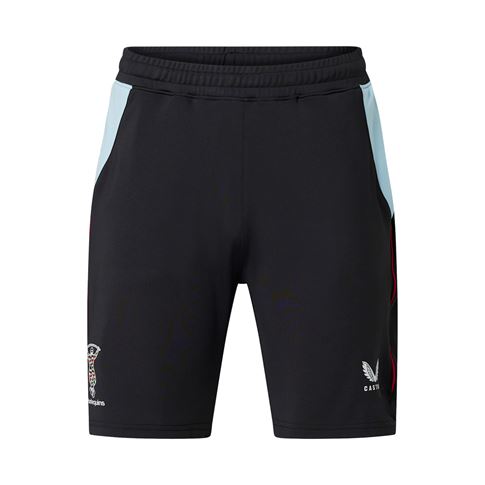Harlequins Mens Training Fleece Shorts - Black 2023 Harlequins Mens Training Fleece Shorts - Black 2023