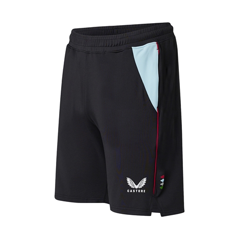 Harlequins Mens Training Fleece Shorts - Black 2023 - Castore Lo