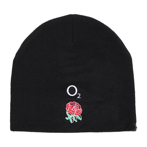 England Adults Beanie - Black 2023 - Front England Adults Beanie - Black 2023 - Front