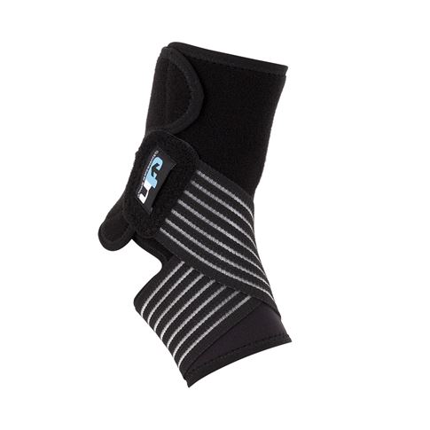UP Neoprene Ankle Support with Straps - Front UP Neoprene Ankle Support with Straps - Front