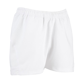 Unbranded Teamwear Pro Rugby Shorts White - Front